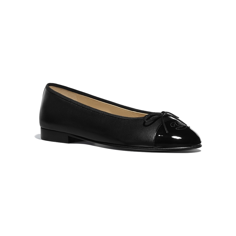 Authentic Chanel Ballerinas Flat Black